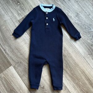 Polo by Ralph Lauren Dark Blue Kids Romper